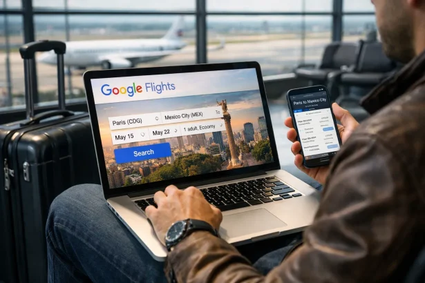 Google Flights Vols pas chers à destination de Mexico